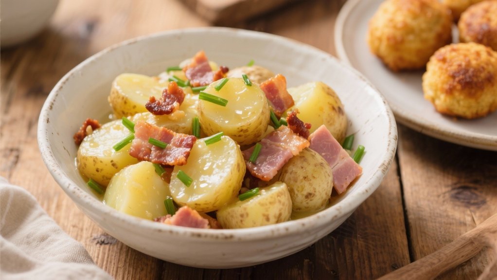 comforting tangy potato salad