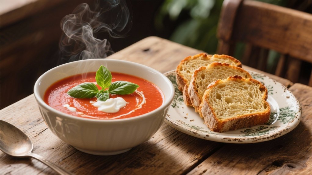 comforting tomato basil pairing