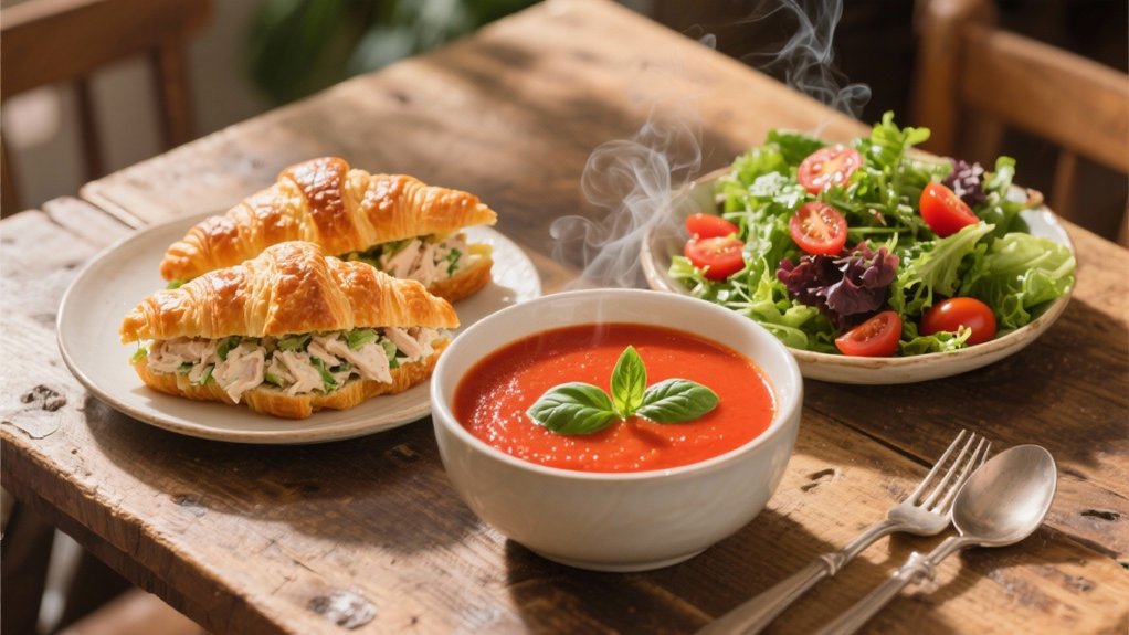 comforting tomato basil soup