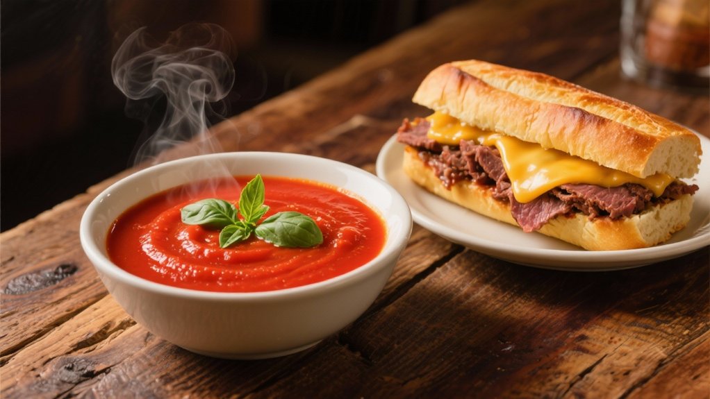 comforting tomato soup pairing