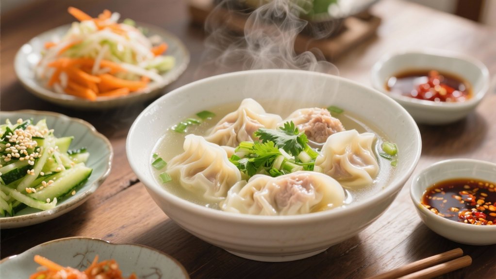 comforting wonton soup feast