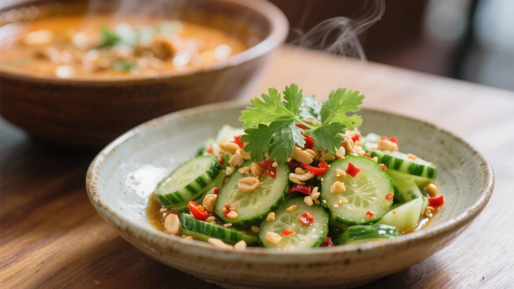 cool refreshing cucumber salad