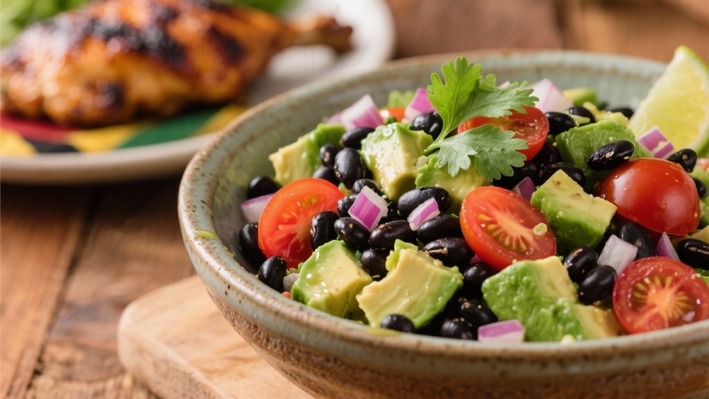 cooling black bean salad
