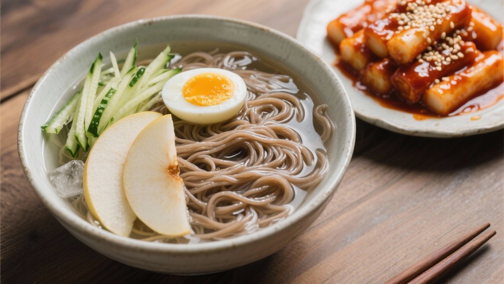 cooling contrast to tteokbokki
