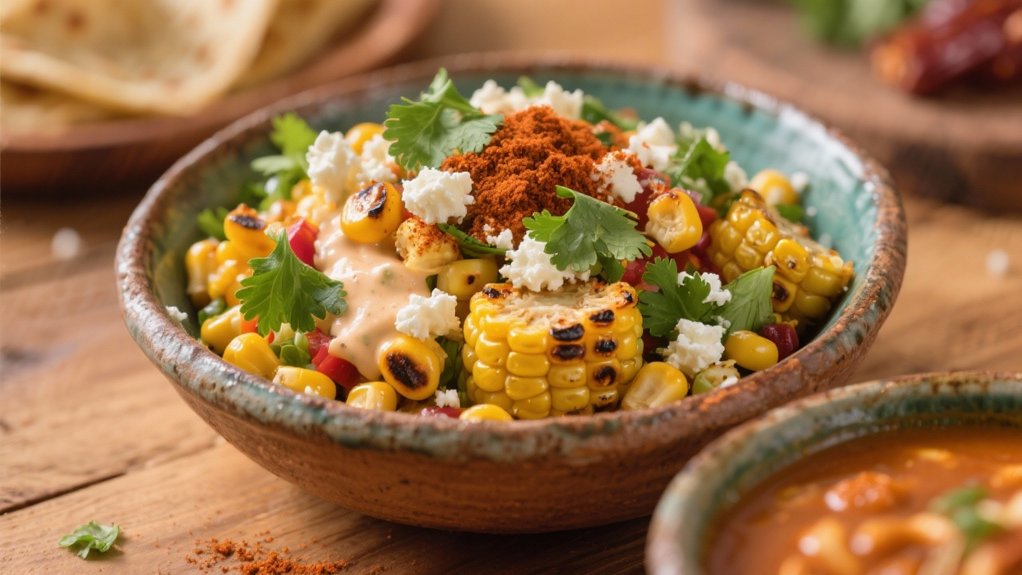 corn salad with cotija
