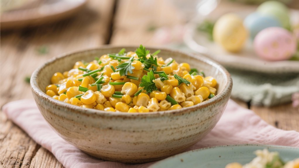 corn saut ed with herbs