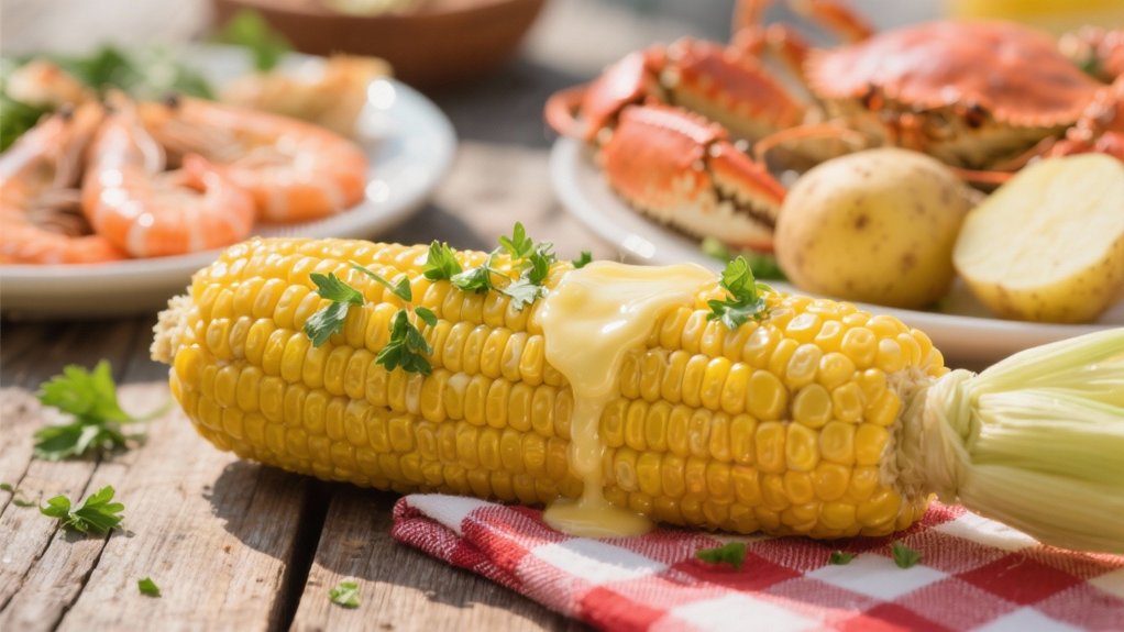 corn soaked in flavor