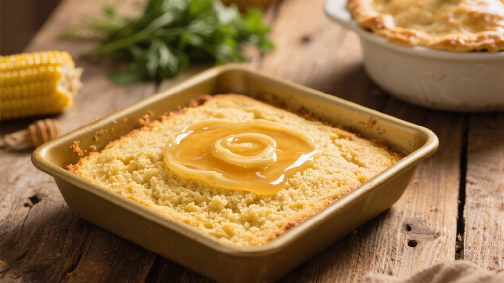 cornbread and honey butter
