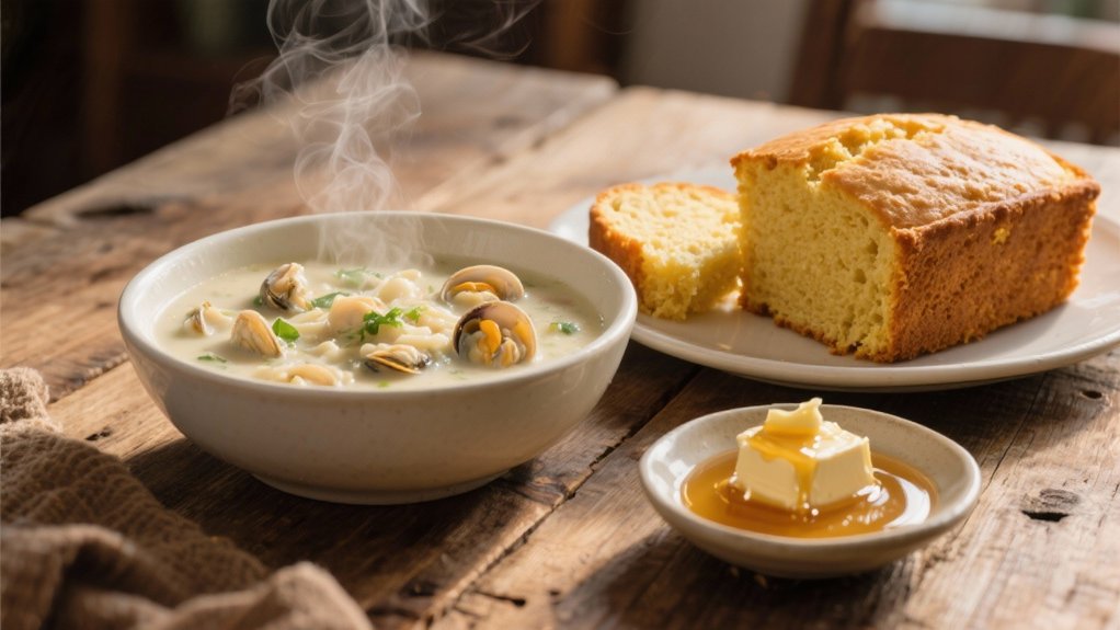 cornbread and honey butter