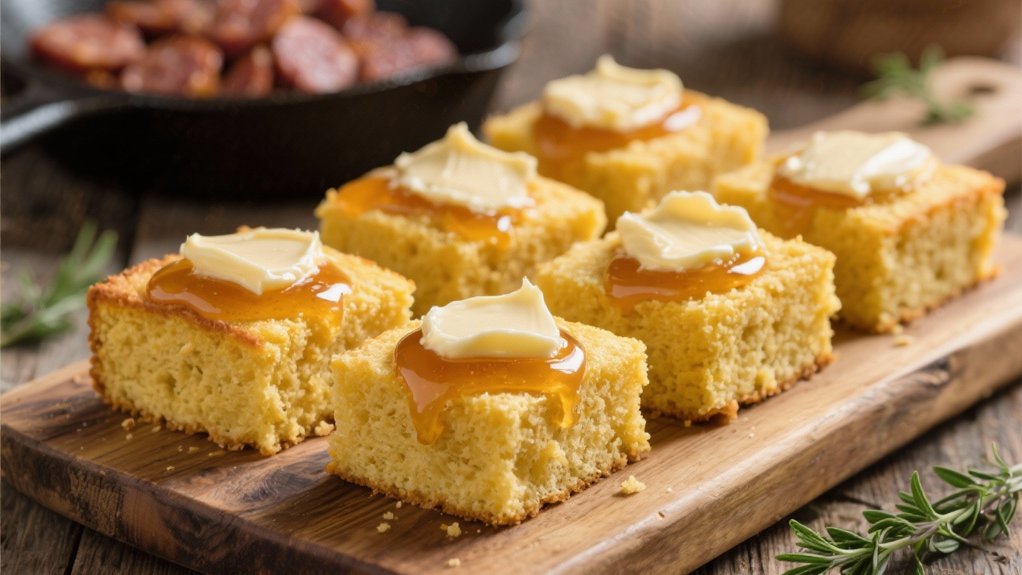 cornbread and honey butter