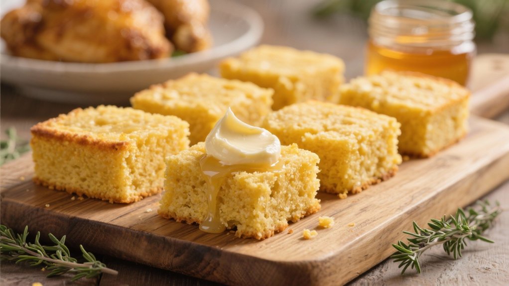 cornbread and honey butter