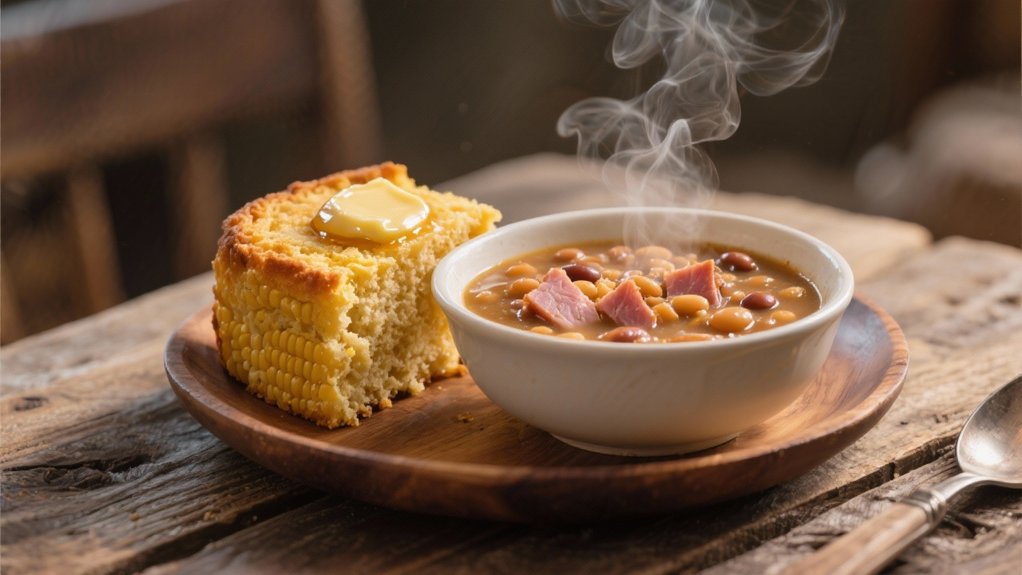 cornbread and honey butter