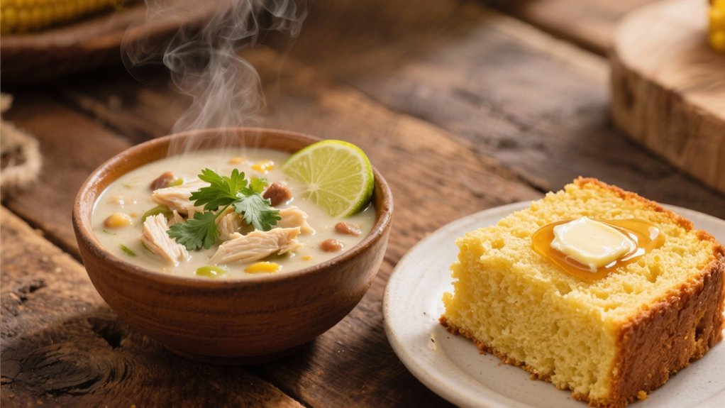 cornbread and honey butter