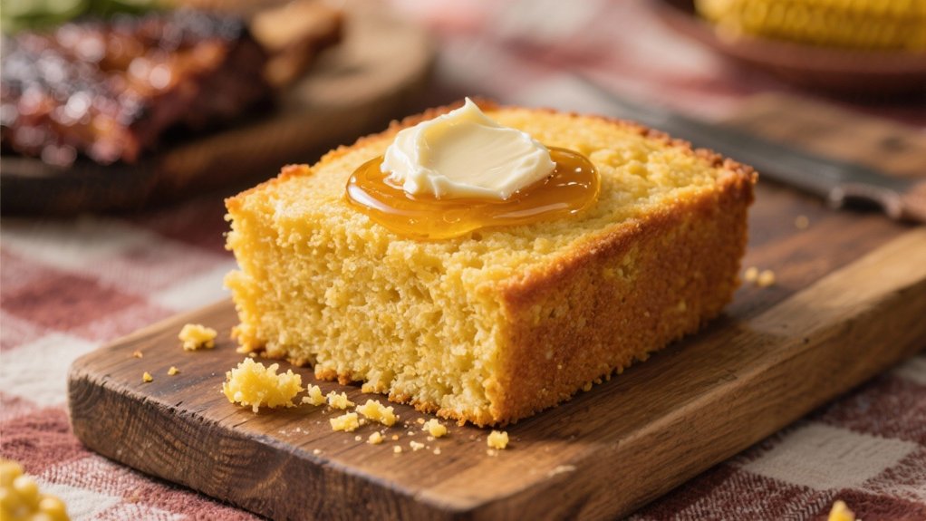 cornbread and honey butter