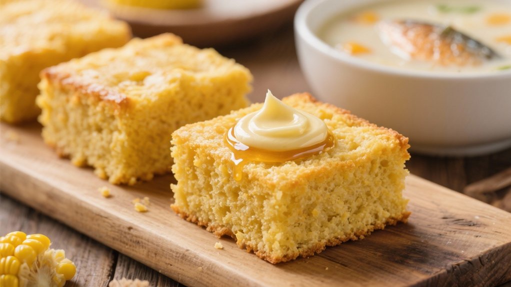 cornbread and honey butter
