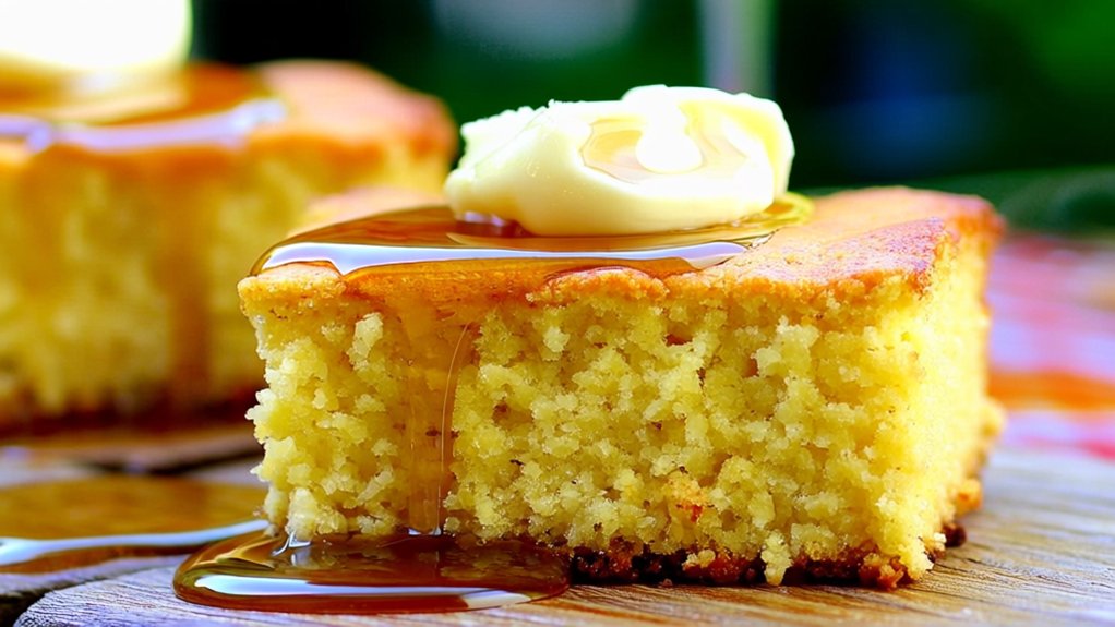 cornbread and honey butter