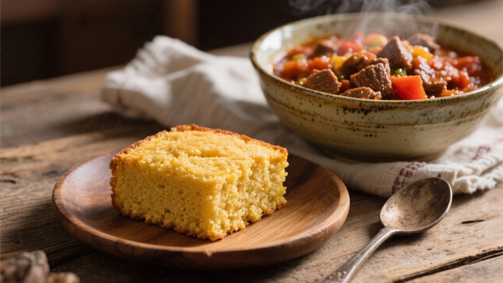 cornbread complements american goulash
