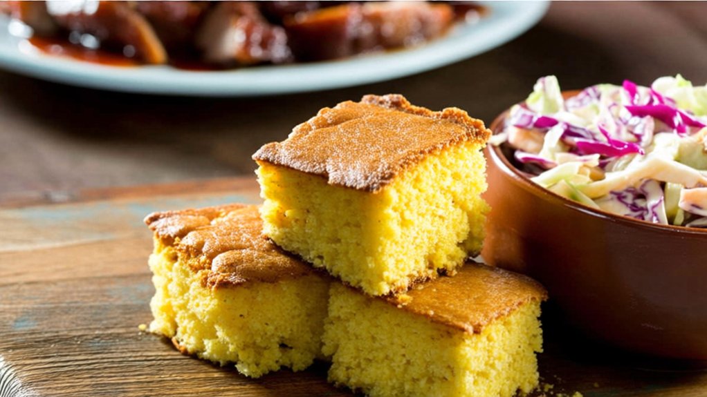 cornbread complements barbecue perfectly