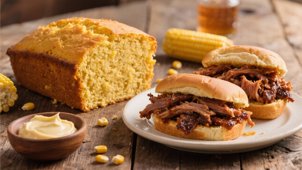 cornbread complements bbq perfectly