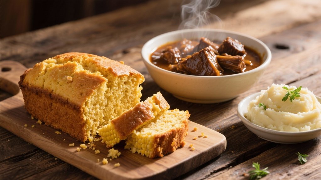 cornbread enhances savory meals