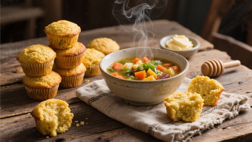 cornbread muffins elevate soup