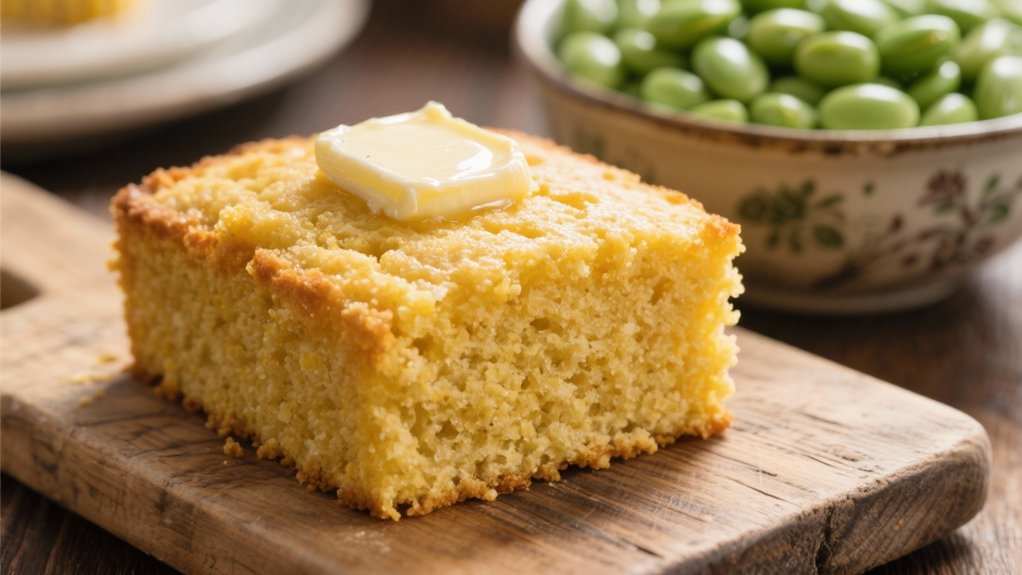 cornbread pairs with lima beans