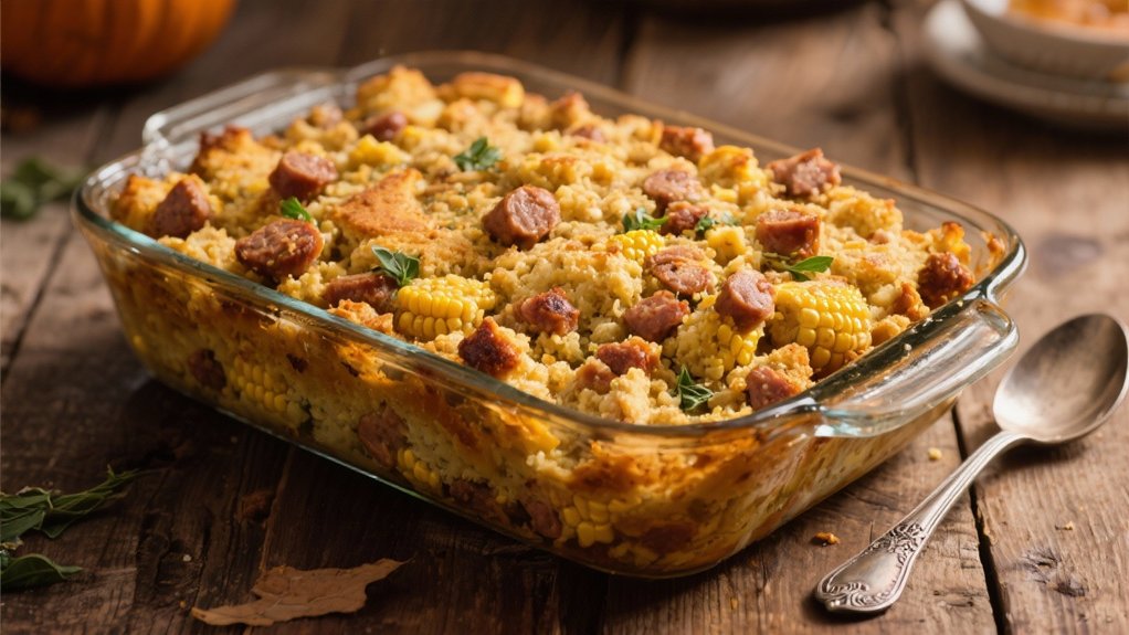 cornbread sausage dressing recipe