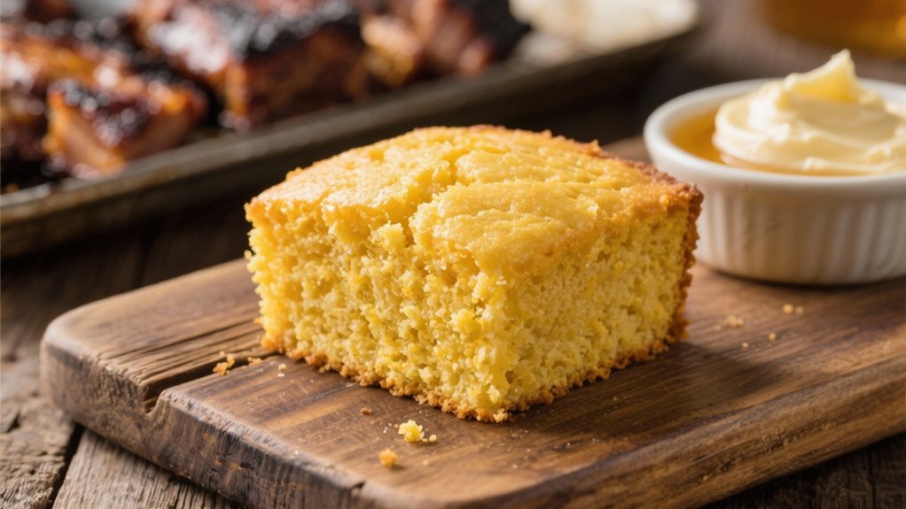 cornbread with flavorful toppings