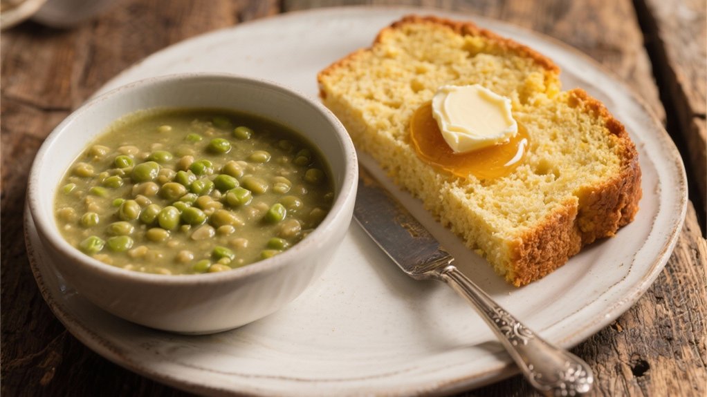 cornbread with honey butter