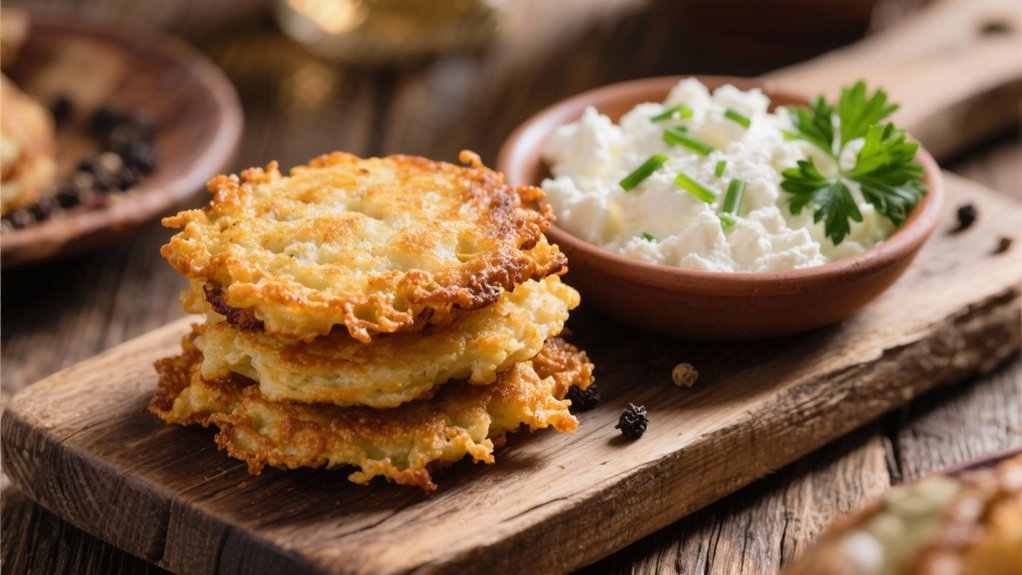 cottage cheese complements latkes