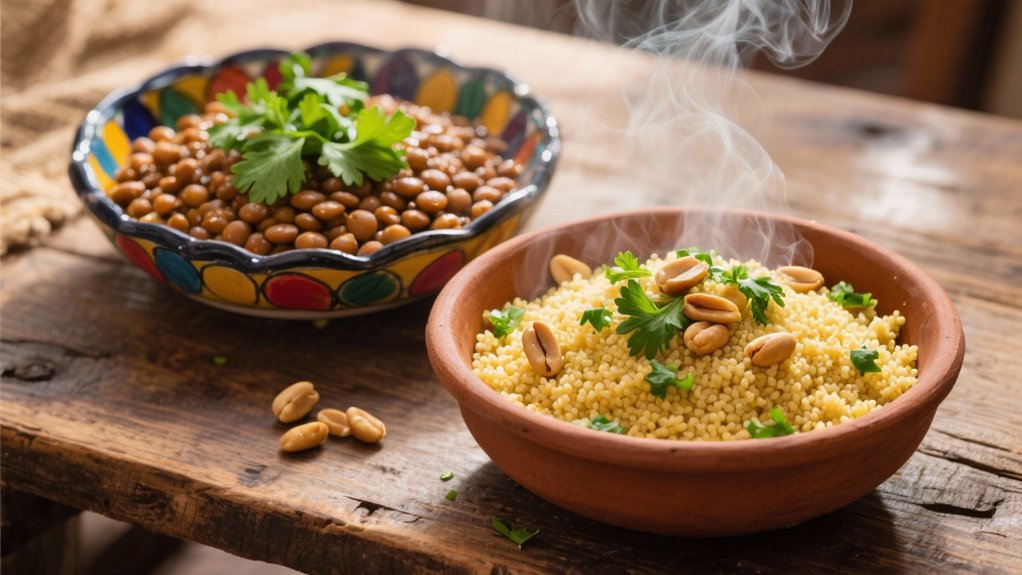 couscous enhances lentil dishes
