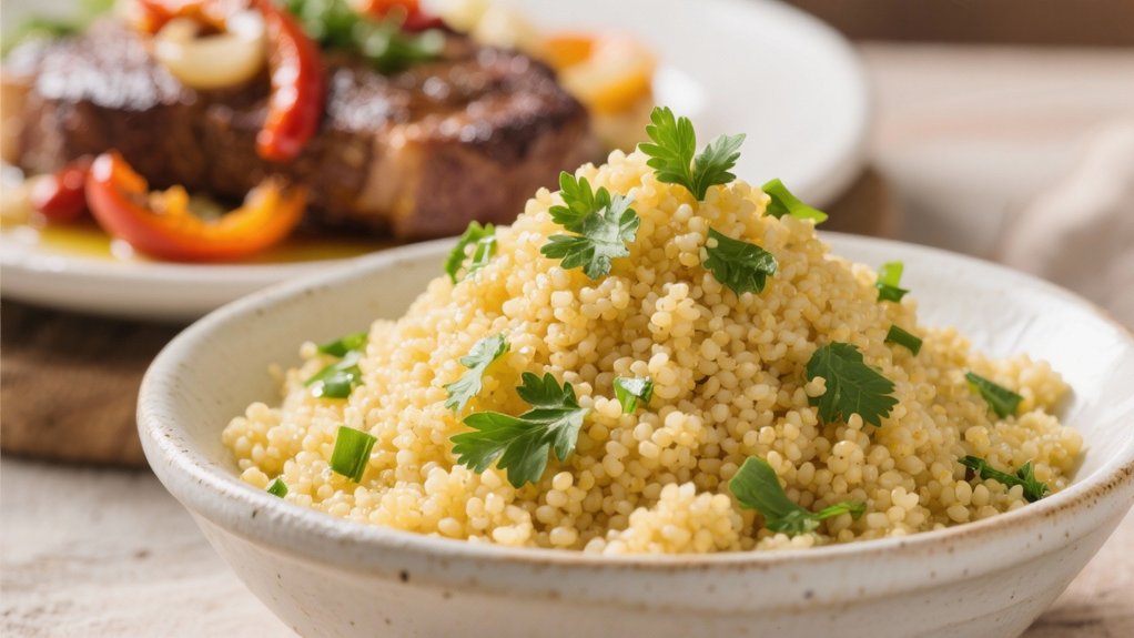 couscous with fresh herbs