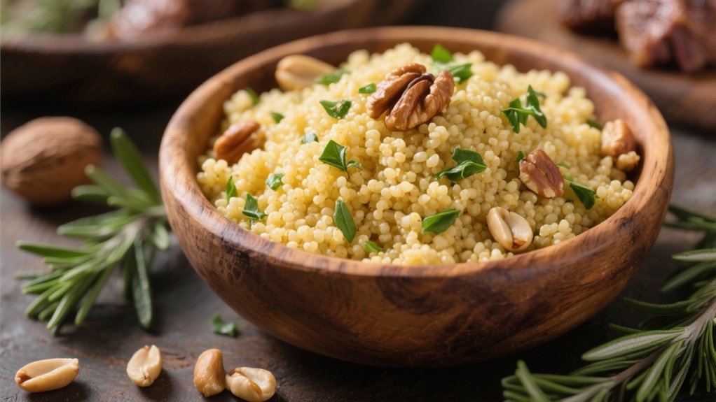 couscous with herb combinations