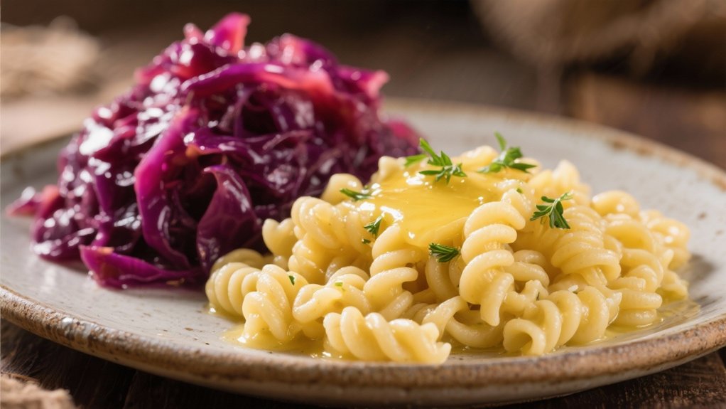 cozy buttery german noodles