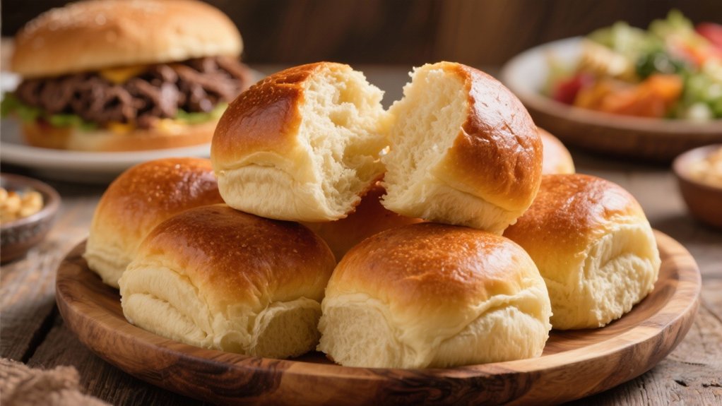cozy rolls with butter