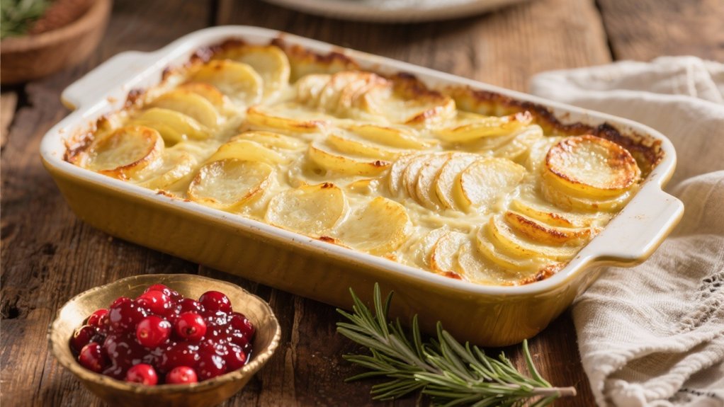 cranberry sauce complements potatoes