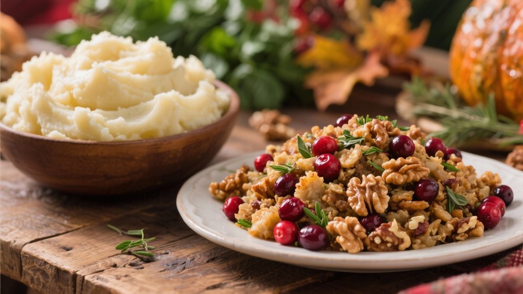 cranberry walnut stuffing delight