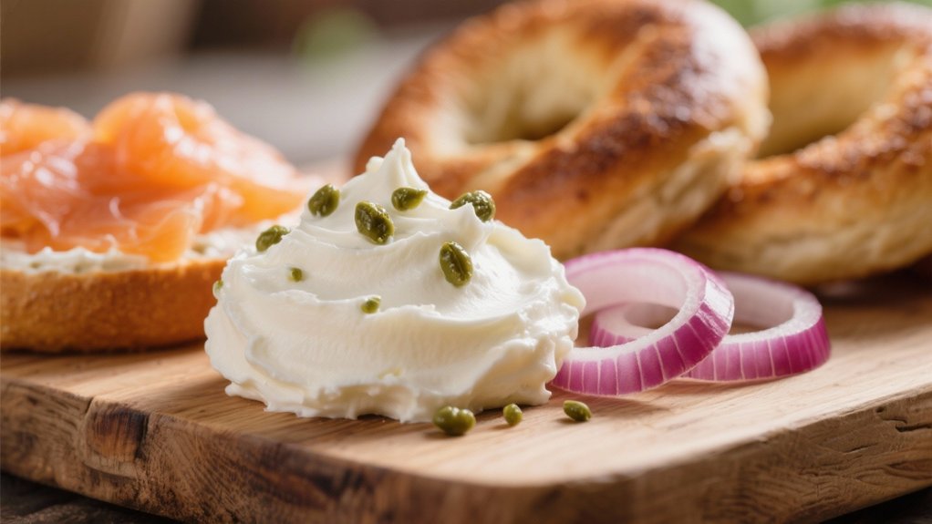 cream cheese bagel topping