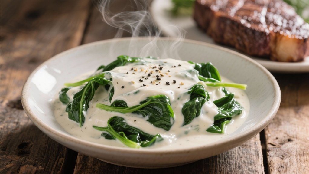 creamed spinach steakhouse favorite