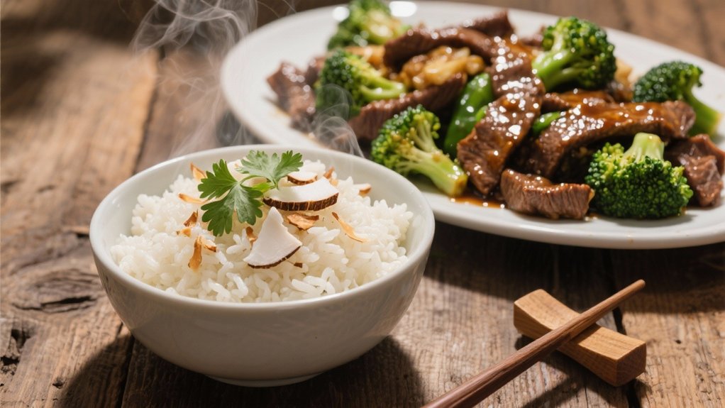 creamy aromatic coconut rice