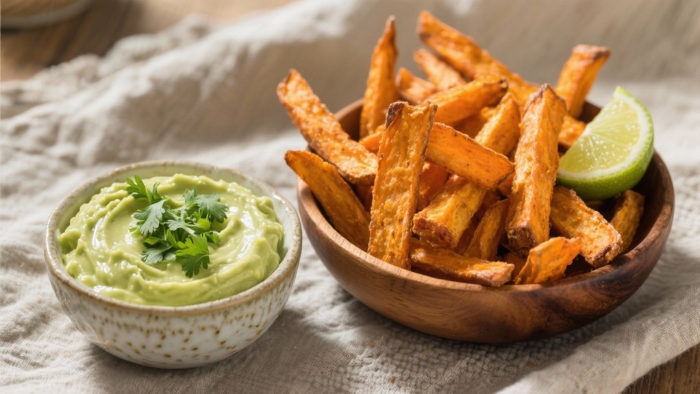 creamy avocado lime dip