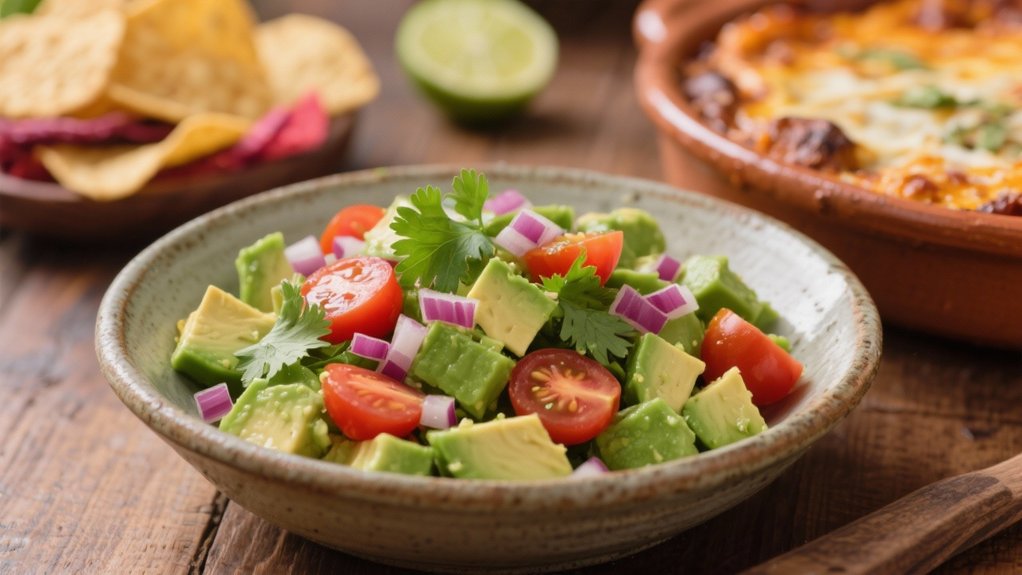 creamy avocado side salad