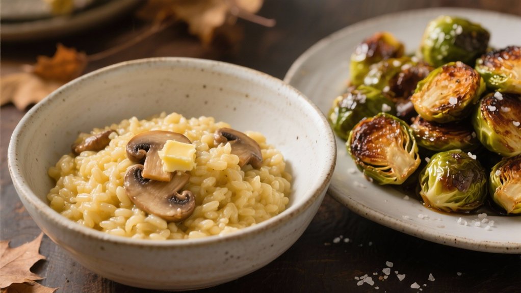 creamy brown butter risotto
