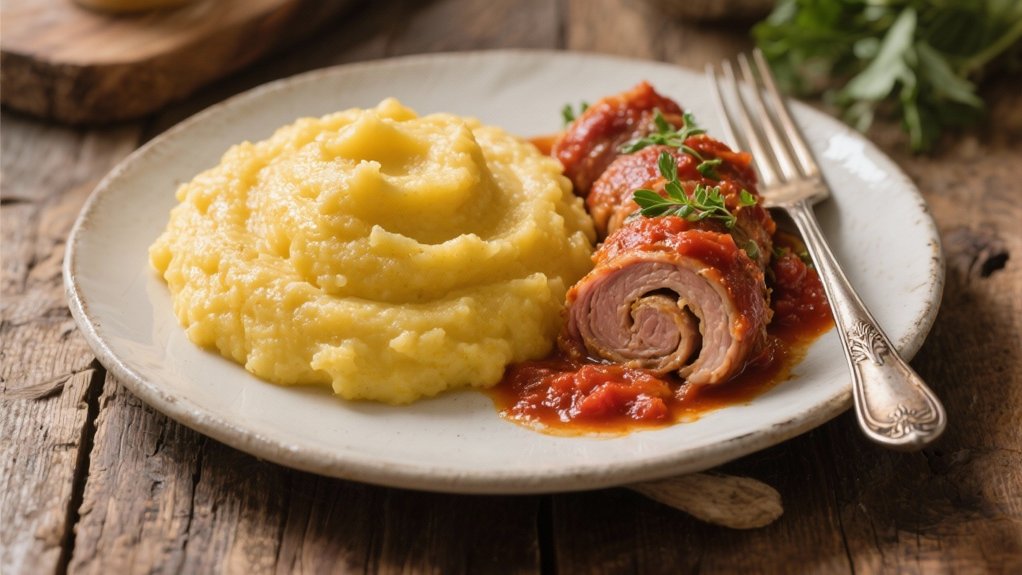 creamy buttery polenta creation
