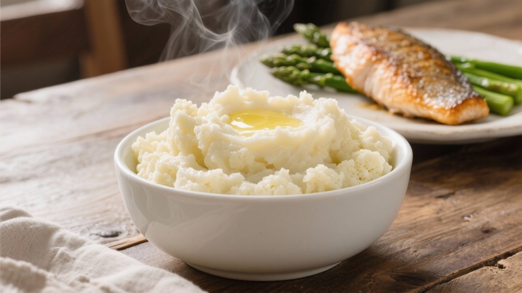 creamy cauliflower mashed substitute