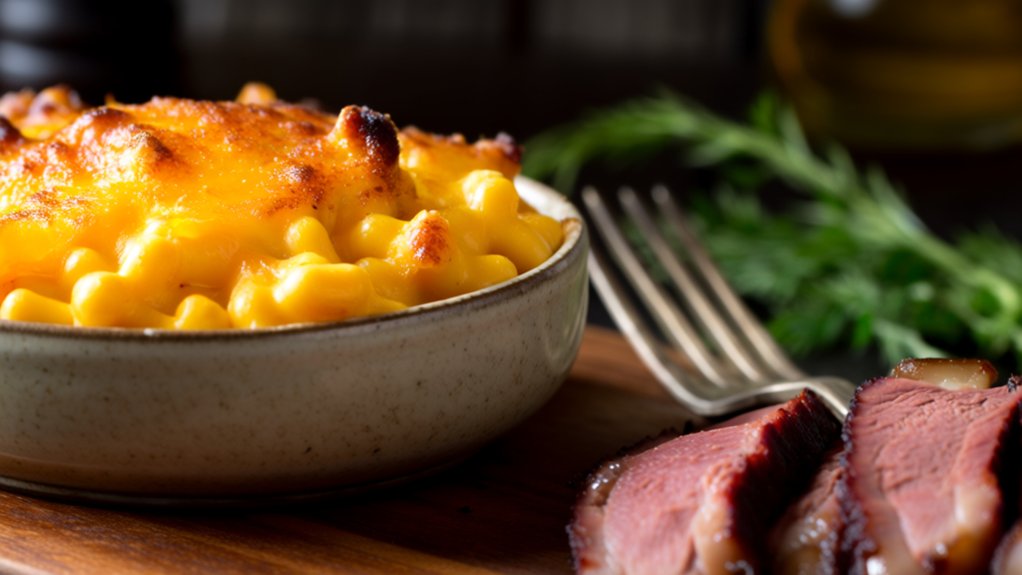 creamy cheesy brisket side
