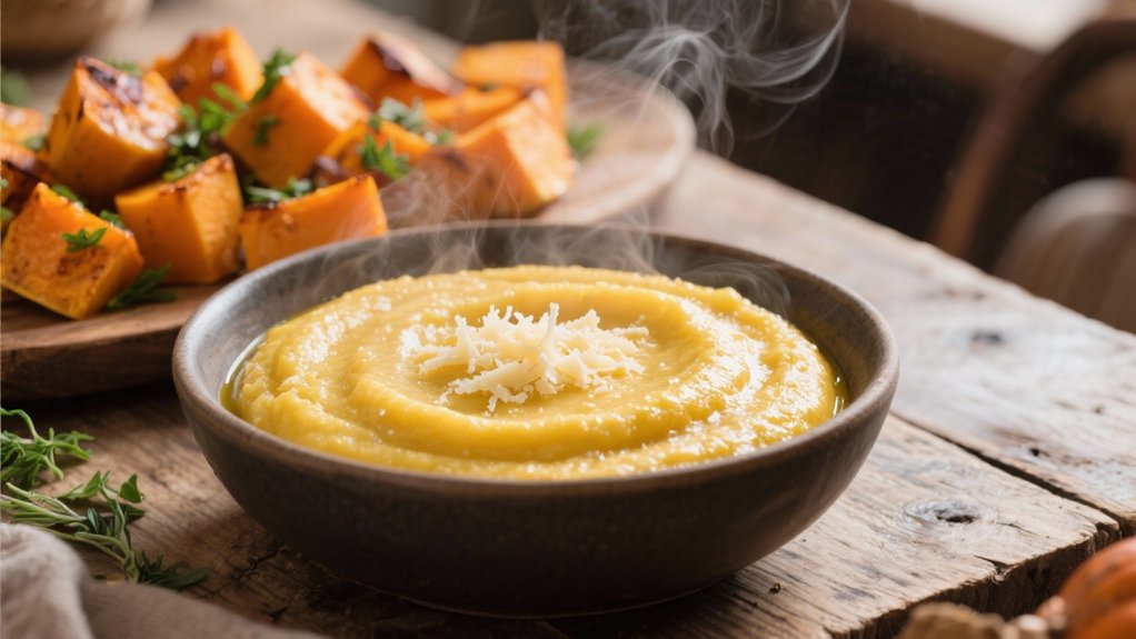 creamy cheesy comforting polenta