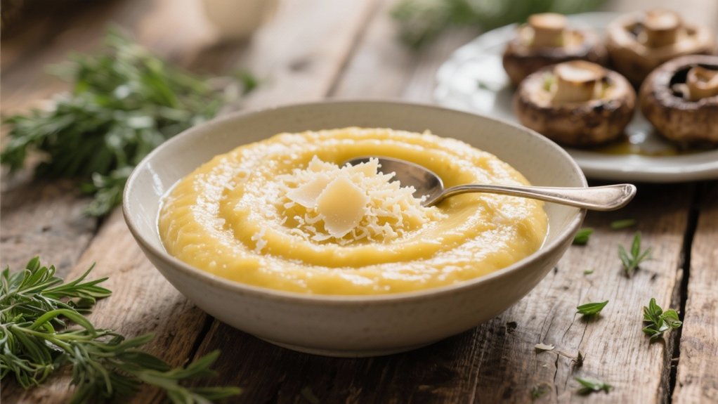 creamy cheesy polenta perfection
