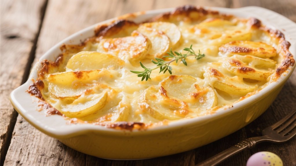 creamy cheesy potato layers