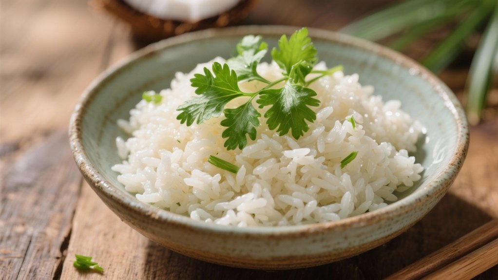 creamy coconut infused rice dish